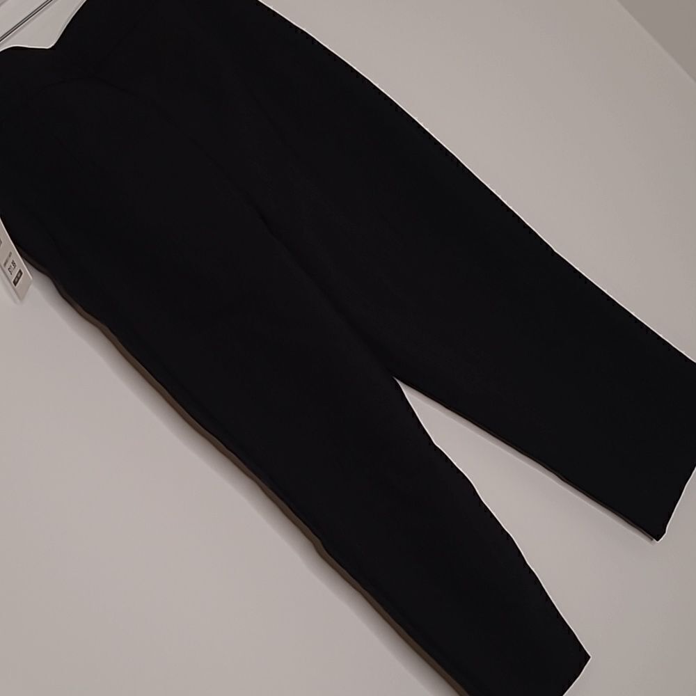 Jenna Rose sz M black cropped pants - Picture 3 of 9